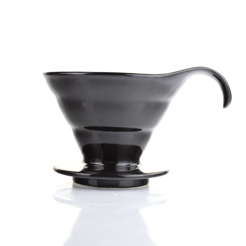 Ceramic hand coffee pot cone coffee filter Cup V60 spiral pattern drip coffee cup filter 2-4 cups