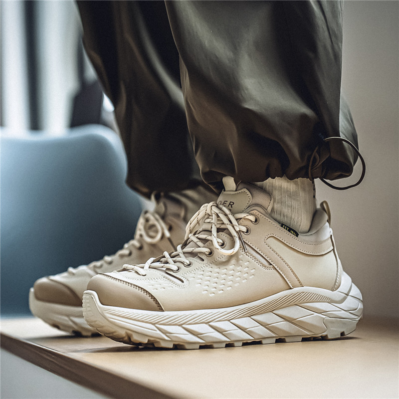 ShoeGlobe Frühjahr 2025 Neue Arbeitsschuhe für Herren: Rutschfest, abriebfest, mit dicker Sohle – ideal für Outdoor-Aktivitäten wie Wandern und andere Sportarten._voghion.com