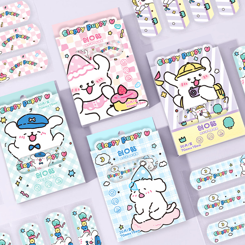 Impermeable y transpirable herida Banda-aid 20 piezas en caja al aire libre portátil versión familiar Band-Aid venta al por mayor