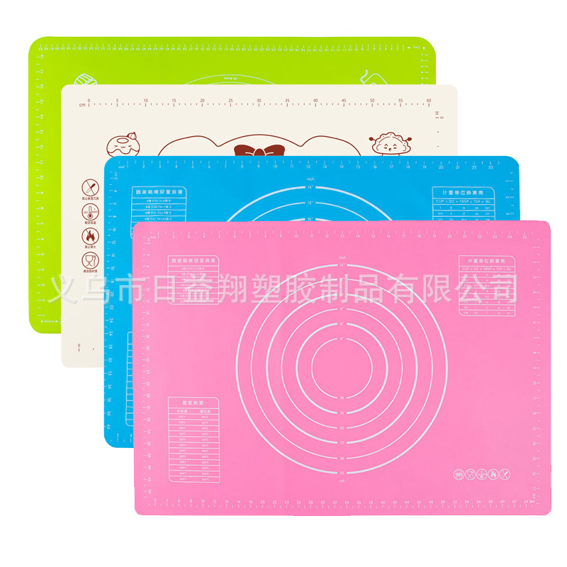 厨房烘焙硅胶垫硅胶揉面垫食品级加厚带刻度隔热案板和面烹饪现货|undefined