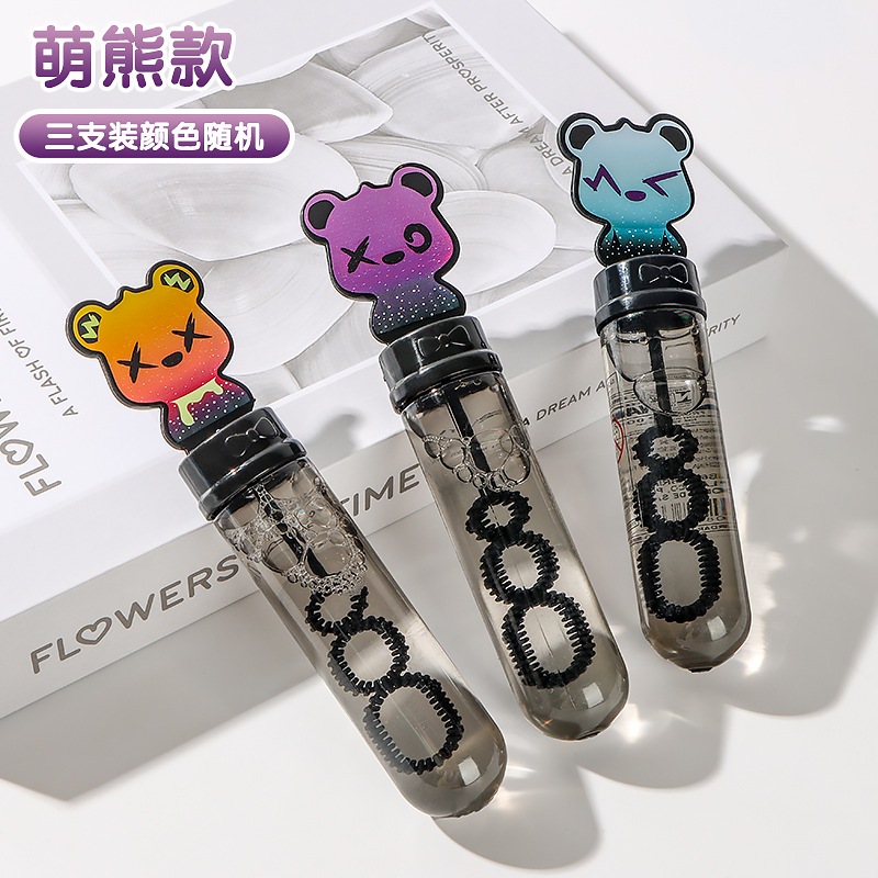 Red caricatura portátil mini burbujas al aire libre padres-hijos burbujas juguetes para niños niños niñas pequeñas al por mayor