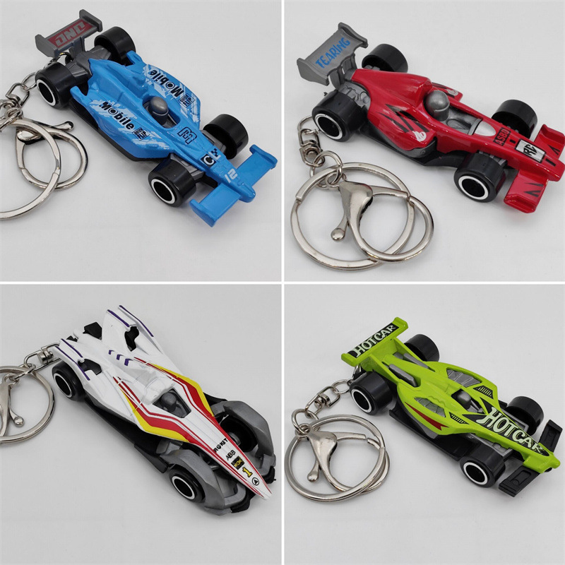 Cross-Border Amazon Children's Toy Alloy Car F1 Formula Kart Mini Cake Decoration Toy Car Model