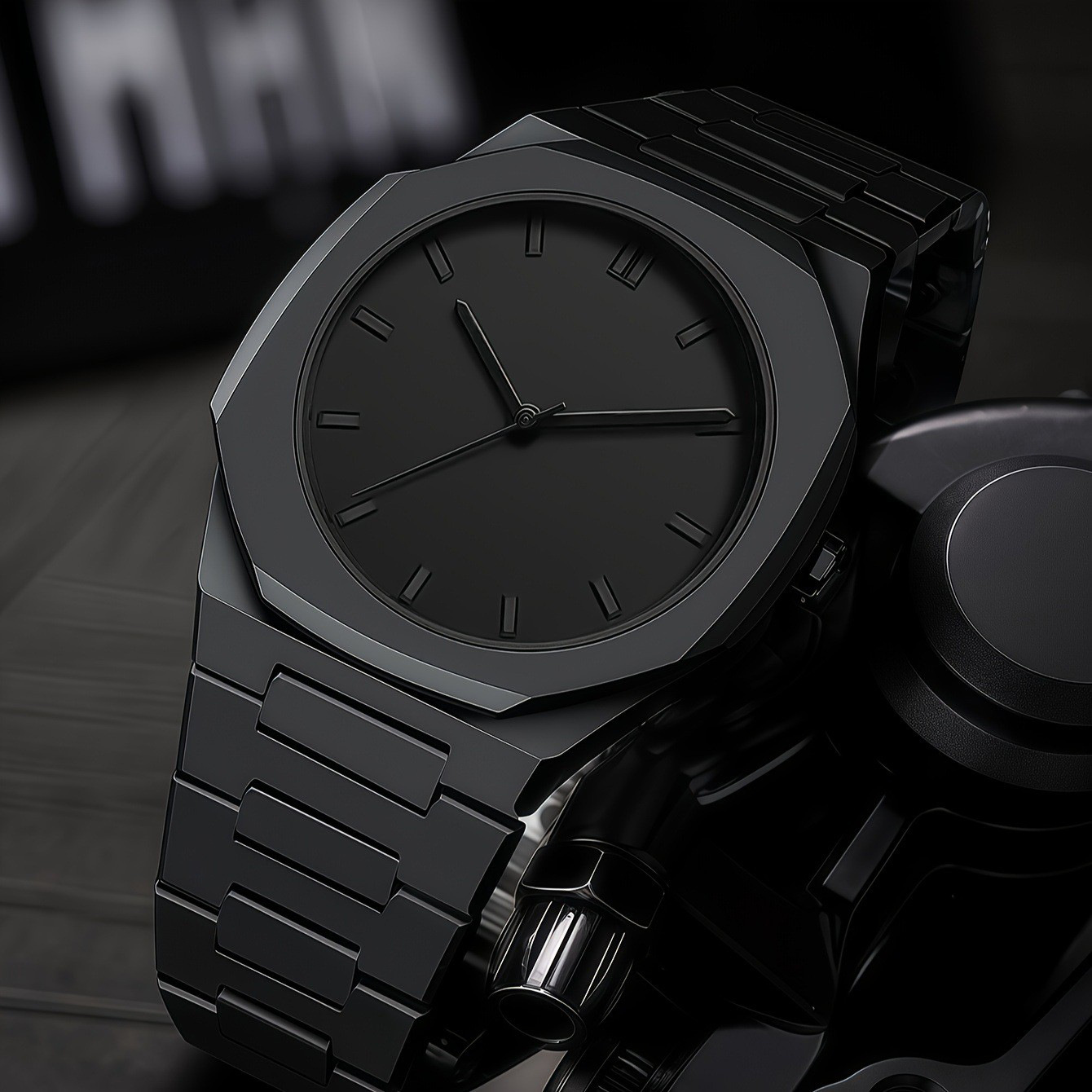 Black shell black plate black bar