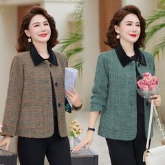 时尚休闲女装妈妈装外套上衣品味之选，女装短外套日常通勤款