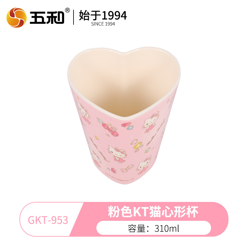 Sanrio vajilla de alto valor plato de comida para niños en casa bebé lindo tazón para niños tazón de fideos instantáneos taza de agua de dibujos animados tazón ninguno