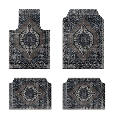 Universal Foot Pad — Car Mat Wear-resistant Dirty-resistant - ymx-new-car-floor-mat-34-3045cm-two-piece-set-for-rear-seat