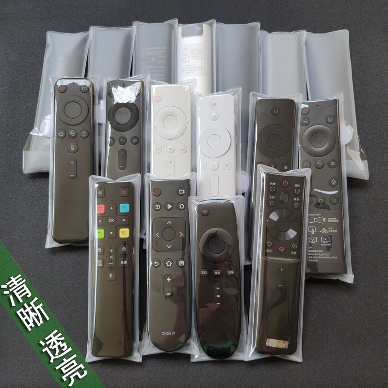 TV, transparent remote control, waterproof universal protective case