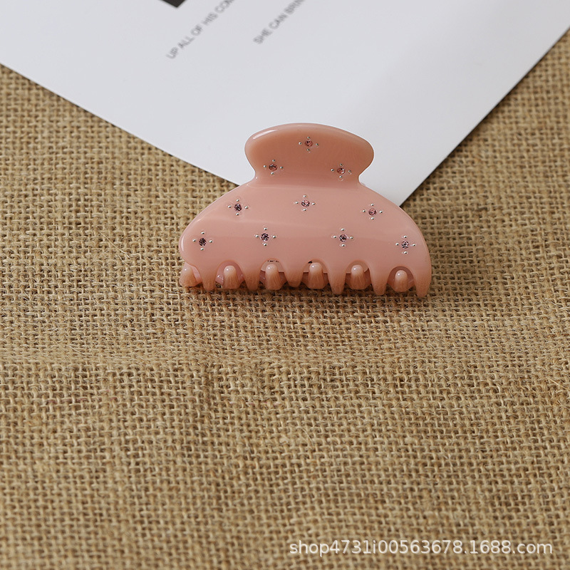 6.5cm 다이아몬드 타원형 핑크