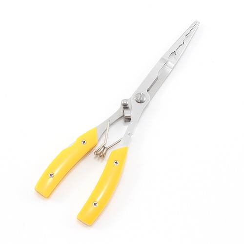 Wholesale multifunctional extended straight-jaw fishing pliers, fishing scissors, heavy-duty carp line extended straight-jaw scissors, fish grip for sea fishing