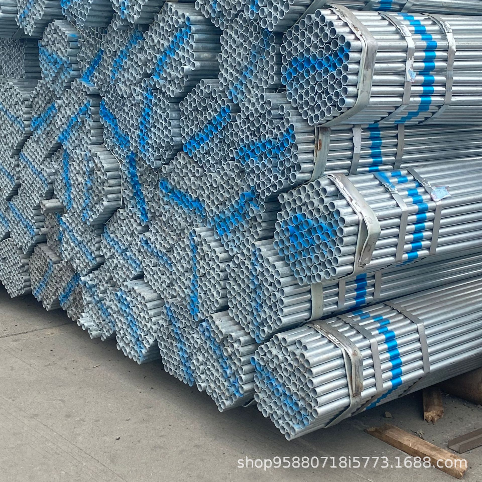 镀锌管 热镀锌圆管 现货供应批发 q235b镀锌管 材质多种可切割