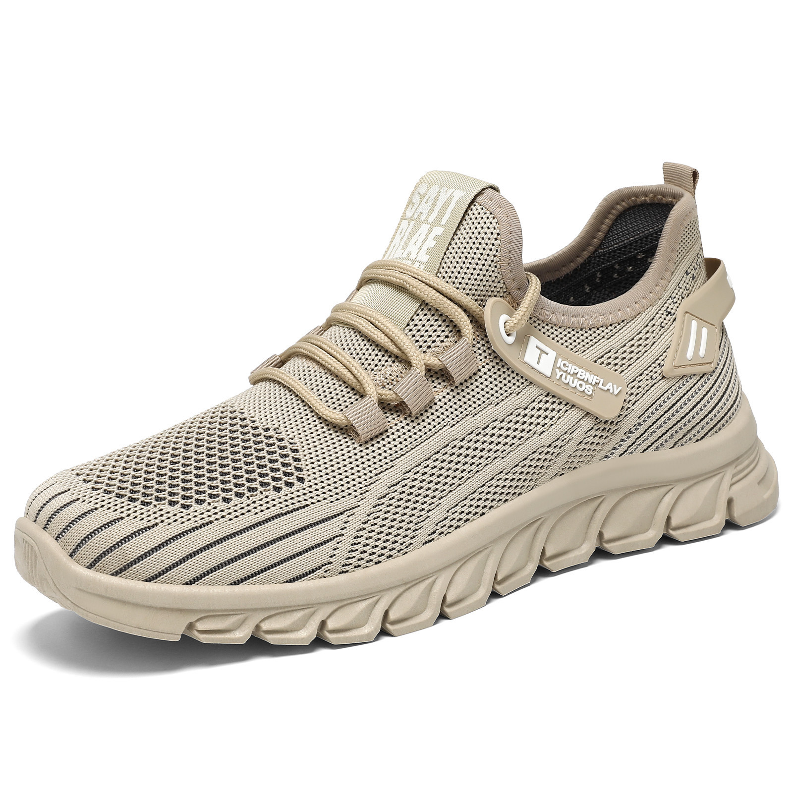 Zapatos deportivos de hombre primavera zapatos de hombre grandes zapatos de correr transfronterizos zapatos de red universal con suela suave no cansada zapatos de pie único