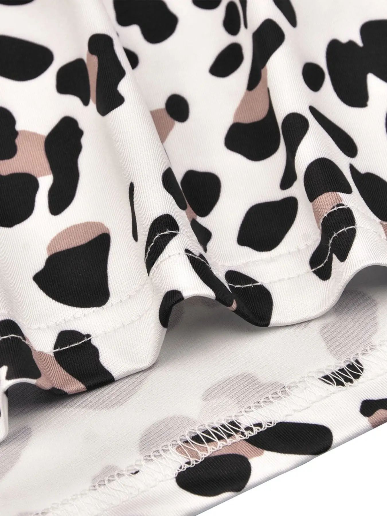 ChicShe Cross-Border European And American Plus Size Casual Leopard Print Tank Top Shorts Pyjama Two-Piece Set_voghion.com