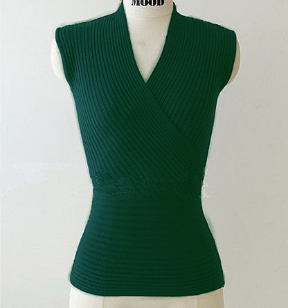 조끼 다크 그린