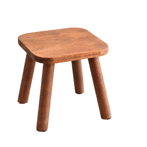 Home living room shoe changing small stool solid wood children's low stool bedroom internet celebrity Chinese small bench chair coffee table square stool
