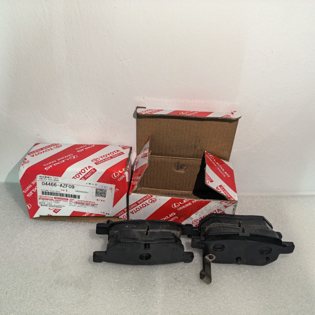 In-stock brake pads suitable for Toyota Corolla and Levin 04466AZF09 0446602330
