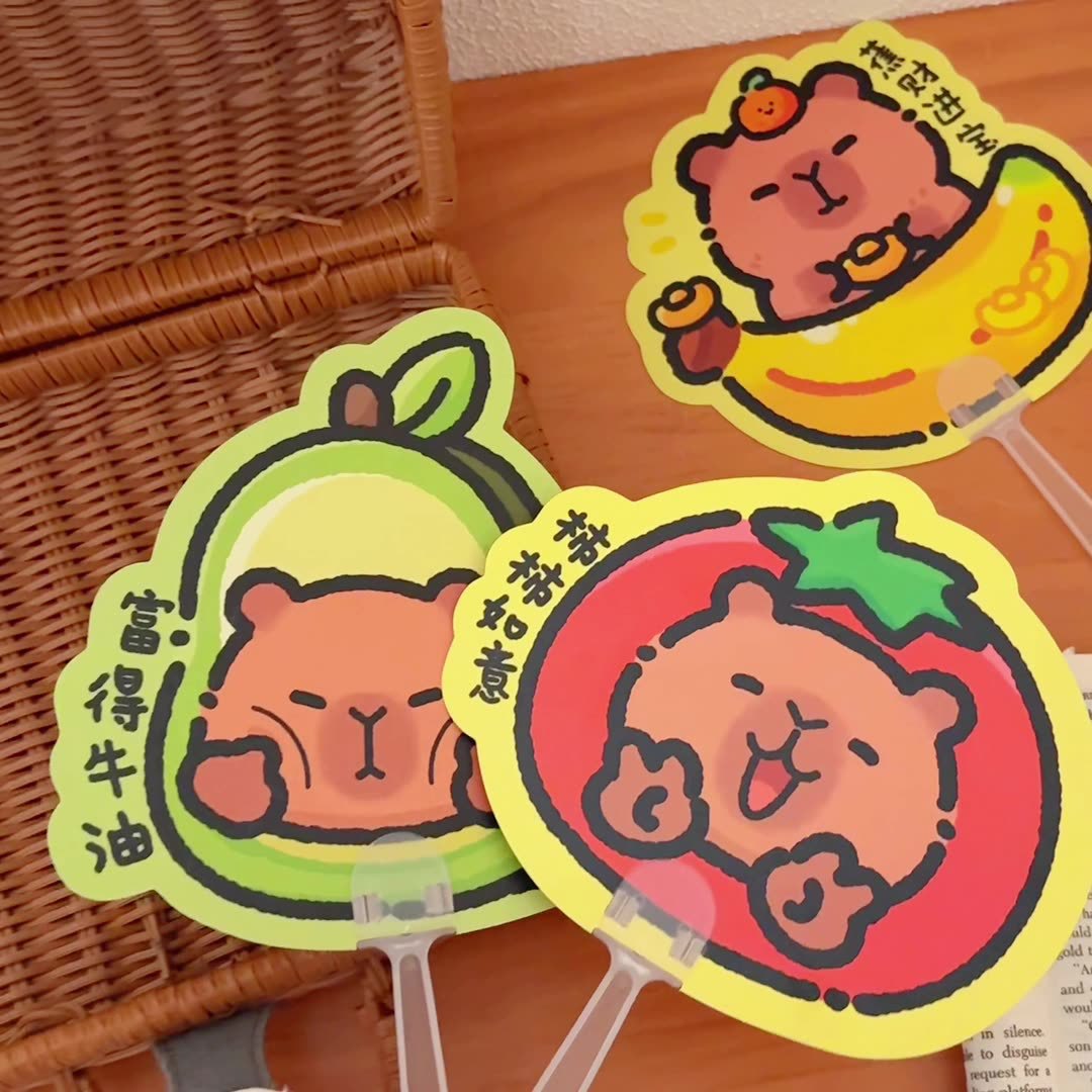 Tengyi Youpin original de dibujos animados de verano mini ventilador de mano Linda publicidad portátil pequeño ventilador