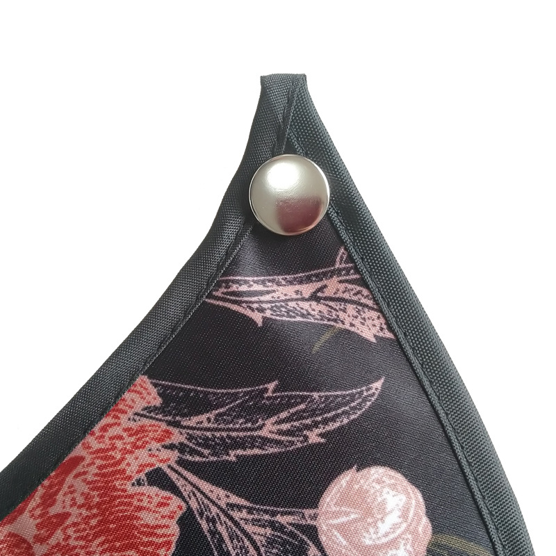 Suministro transfronterizo de ancianos babero de comida Toalla de saliva babero adulto moda en stock fábrica de Ventas Directas logotipo imprimible