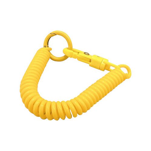 Macaron color anti-lost card holder spring rope work card lanyard elastic rope elderly student access card lanyard