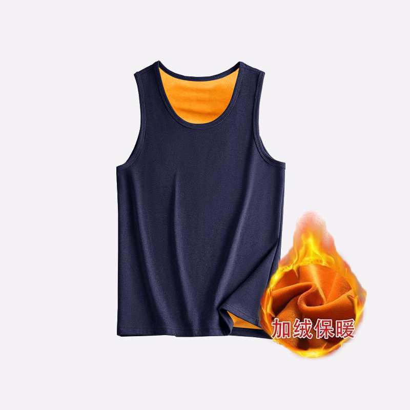 Chaleco de terciopelo dorado para hombre y mujer 2026, capa base ajustada, ropa interior térmica gruesa, chaleco polar para parejas, esencial para el invierno.