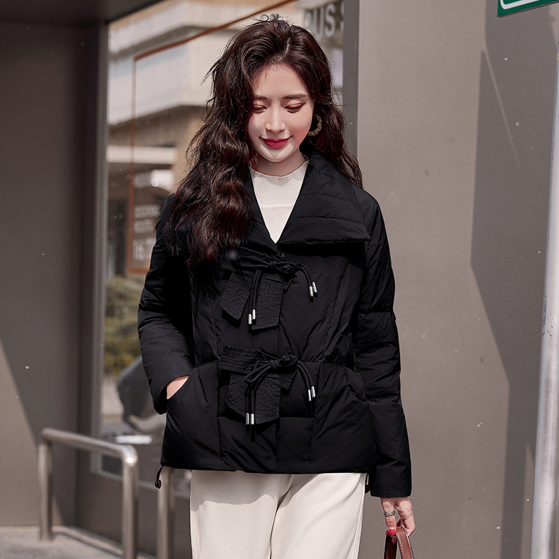 Winter new women's clothing Korean-style fluffy comfortable warm 90 white duck down women's down jacket SX2872