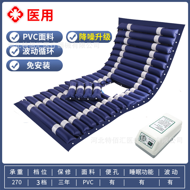 FUENTE Venta al por mayor de fábrica inflable anti-Escaras de cama colchón de aire solo hogar turno cojín inflable cama cuidado para los ancianos