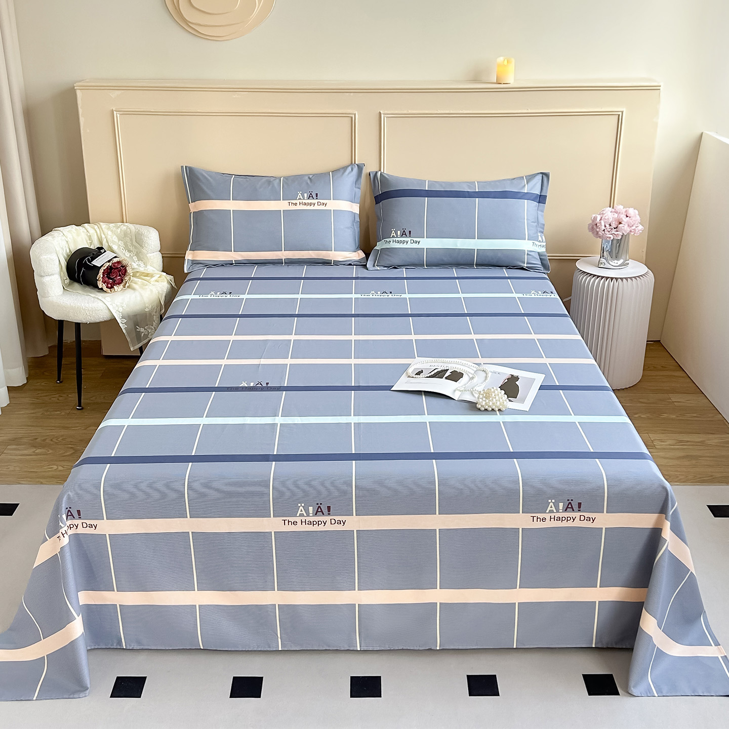 100% algodón sábanas dormitorio de estudiantes cubierta de cama individual niños de verano una sola pieza engrosada edredón al por mayor image 40