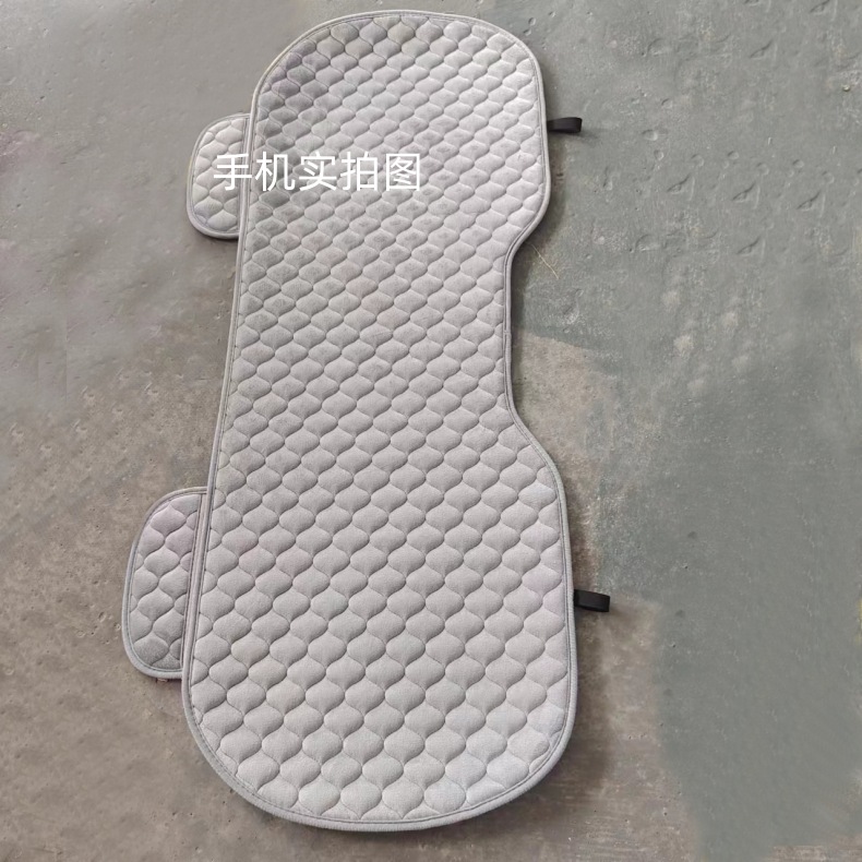 Factory wholesale car cushion winter thickened plush non-slip three-piece Universal single piece butt pad three-seat rear row