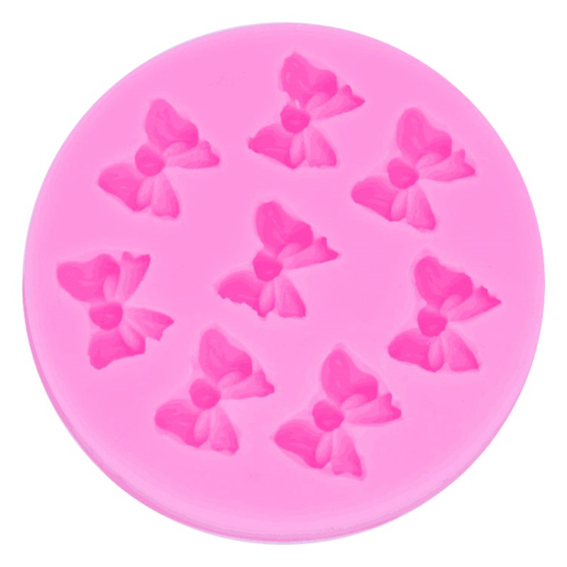 Bowknot girasol flor Rosa molde de silicona fondant molde de chocolate decorativo