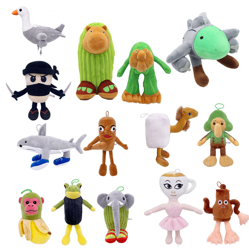 Cross-Border Factory Shark American Mountain and Sea Classic Plush Toy Foreign Mountain and Sea Classic Toy Wooden Stick Man Doll in Stock Cross-Border Factory Shark American Mountain and Sea Classic Plush Toy Foreign Mountain and Sea Classic Toy Wooden Stick Man Doll in Stock