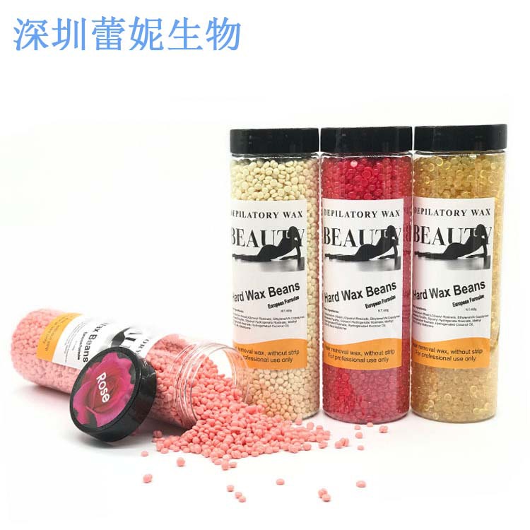 400g瓶装蜡豆300g松香脱毛硬蜡豆工厂亚马逊Hard Wax Beans Beads