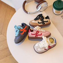 男童运动鞋复古运动阿甘鞋轻便板鞋女小童鞋儿童德训鞋百搭休闲鞋