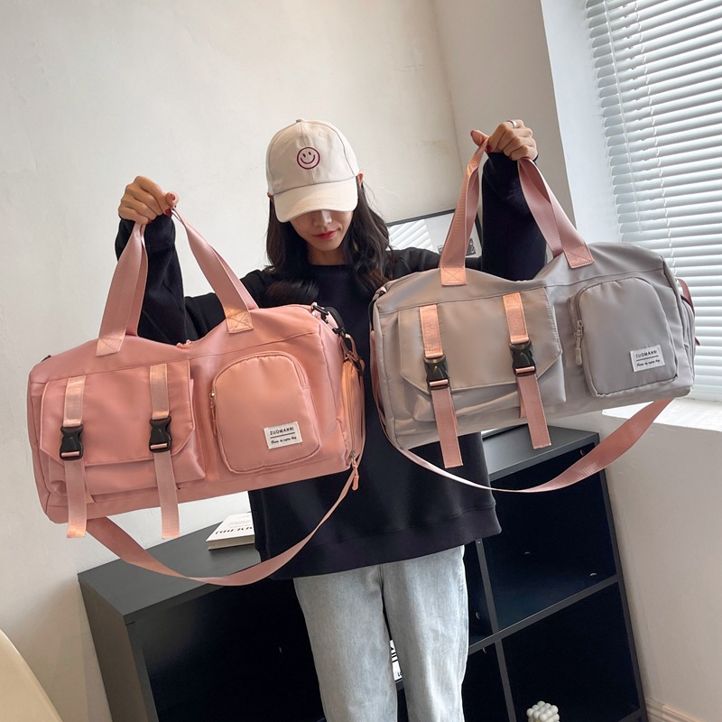 Bolsa de viaje al por mayor bolsa de equipaje puede cubrir la caja de la carretilla portátil de corta distancia para hombres y mujeres ligero de gran capacidad bolsa de maternidad bolsa de fitness