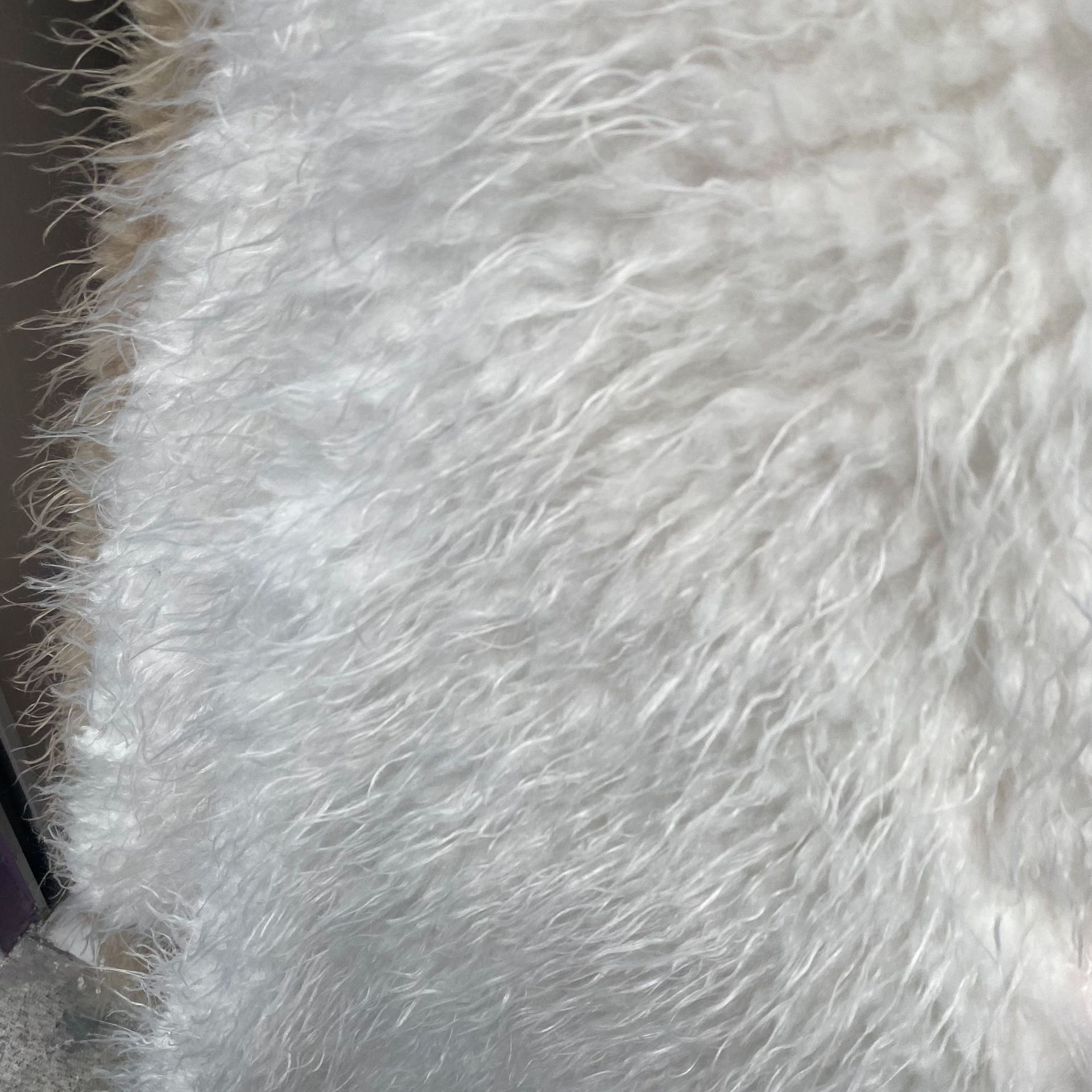 lana persa peluche larga cordero rollo de tela peluche pieles artificiales ropa bolsas zapatos sombreros manta de lana image 3