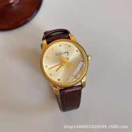 欧美新款时尚皮带女士手表抖音直播爆款简约小众设计跨境货源批发