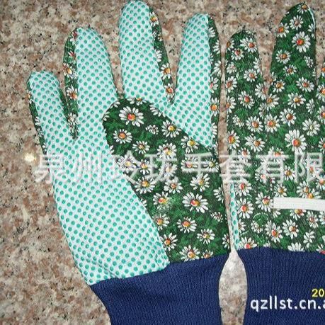 现货销售 LL06手感柔软花园手套 棉线园艺手套定 制