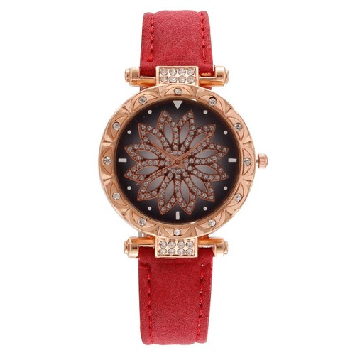 Manufacturer wholesale foreign trade starry sky time and space movement women's watch women's watch strap quartz fashion watch
