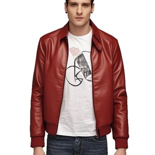 Factory direct men's autumn and winter frosted leather clothing fashion slim sanding PU jacket motorcycle tide brand slim coat