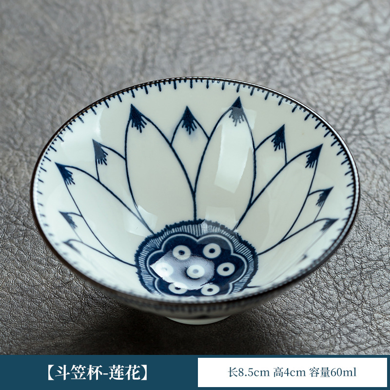 언더 글레이즈 색상-연꽃-버킷 컵-안전 복장