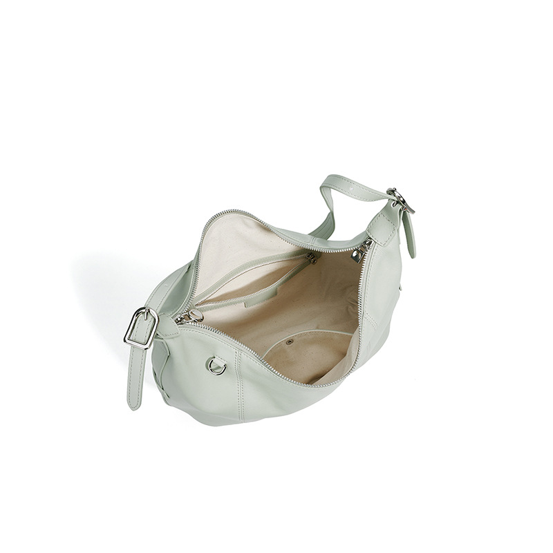 New Genuine Leather Handbag For Women, Simple Underarm Bag, High-End Versatile Commuter Shoulder Bag, Large Capacity Crossbody Bag - Thumbnail 4