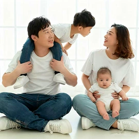 亲子装;女式T恤;童T恤