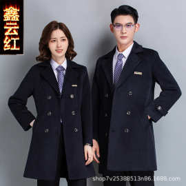 银行大堂经理销售4S店工作服售楼部案场接待酒店职业装毛呢大衣女