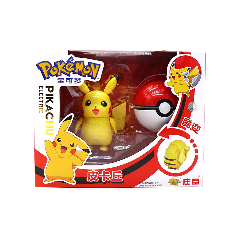 Figura de Juguete de Pikachu Transformable de Pokémon de Johnson & Johnson, Muñeco de Peluche, Adorno, Modelo de Gengar