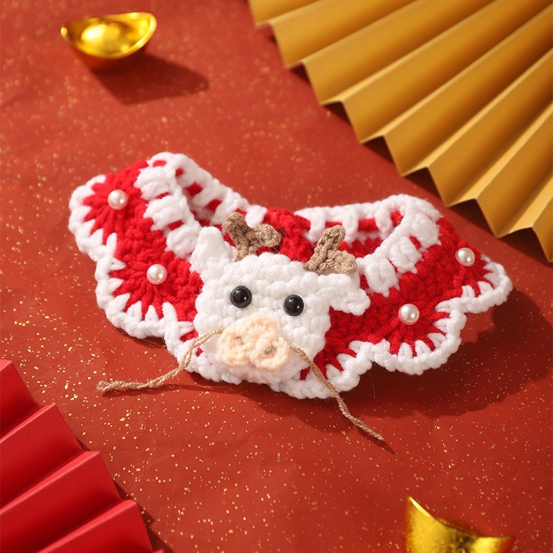Collar de gato collar decoración de mascota perros muñecas adorables joyas de Navidad de Año Nuevo collar de gato