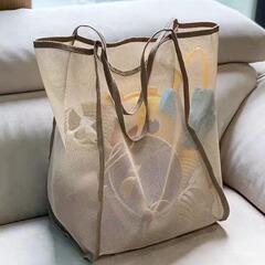 夏のファッション新しい多用途ショルダーバッグ屋外多機能ビーチバッグ子供の大容量おもちゃ収納袋