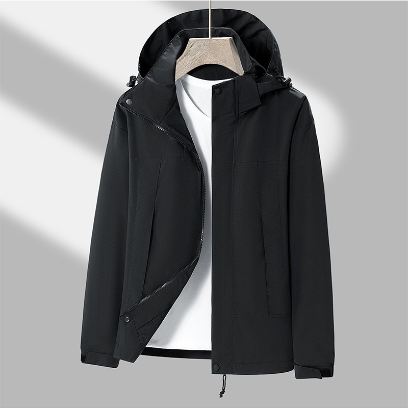 Shake rápido para la versión americana de la chaqueta de asalto para hombres y mujeres parejas abrigo casual otoño y invierno nueva chaqueta con capuz suelta marca de moda para hombres