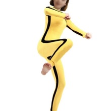 李小龙夏洛莱卡连体衣/全包紧身衣舞台演出服Zentai全包衣紧身服