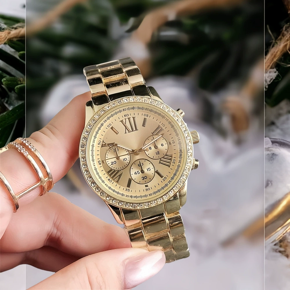 Capacious quartz trend women's watch, simple and elegant design