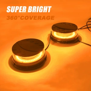Bir-İki Siqnal LED İşıq, Dam Atmosfer Xəbərdarlığı, Su Keçirməyən, Maqnit Baza ilə Strob İşıq