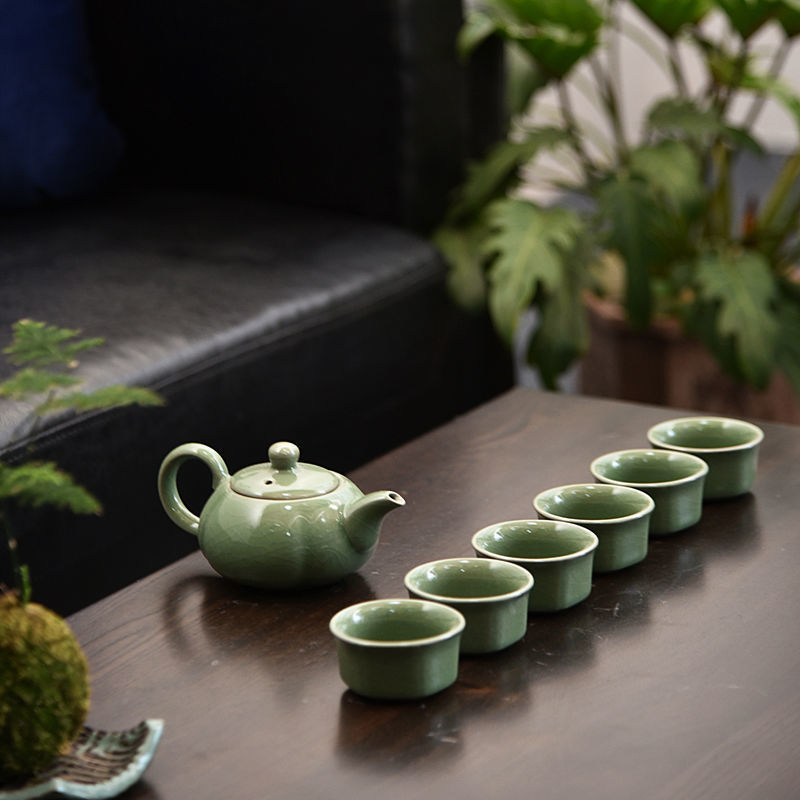 7 머리 노인 가마 호박 냄비 클래식 컵