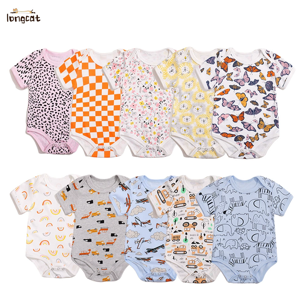 Детская одежда новорожденный милый задница детское пальто с короткими рукавами